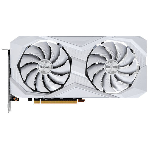 Asrock RX6600 Challenger White 8GB, 8GB GDDR6, HDMI, 3 DP, 2491MHz Clock, 0dB Cooling