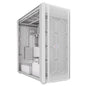 Corsair iCUE LINK 9000D RGB Airflow Gaming Case w/ Glass Side, E-ATX, Dual System, Up to 18 Fans, InfiniRail Fan Mounting, iCUE LINK Hub, USB-C,  Asus BTF Compatible, White