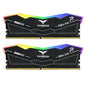 Team T-Force Delta RGB 48GB Kit (2 x 24GB), DDR5, 8000MHz (PC5-6400), CL38, ECC, AMD EXPO & XMP 3.0, PMIC, DIMM Memory, Black