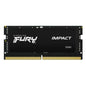 Kingston Fury Impact 16GB, DDR5, 5600MHz (PC5-44800), CL40, 1.1V, Intel XMP 3.0, SODIMM Memory