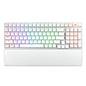Asus ROG STRIX SCOPE II 96 Wireless Mechanical RGB Gaming Keyboard, 96% Layout, Streamer Hotkeys, Multifunction Controls, Sound-Dampening, White