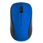 Hama MW-300 V2 Wireless Optical Mouse, 3 Buttons, Quiet, Ambidextrous, Blue/Black