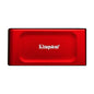 Kingston XS1000 1TB Pocket Size External SSD, USB 3.2 Gen2 Type-A, Red
